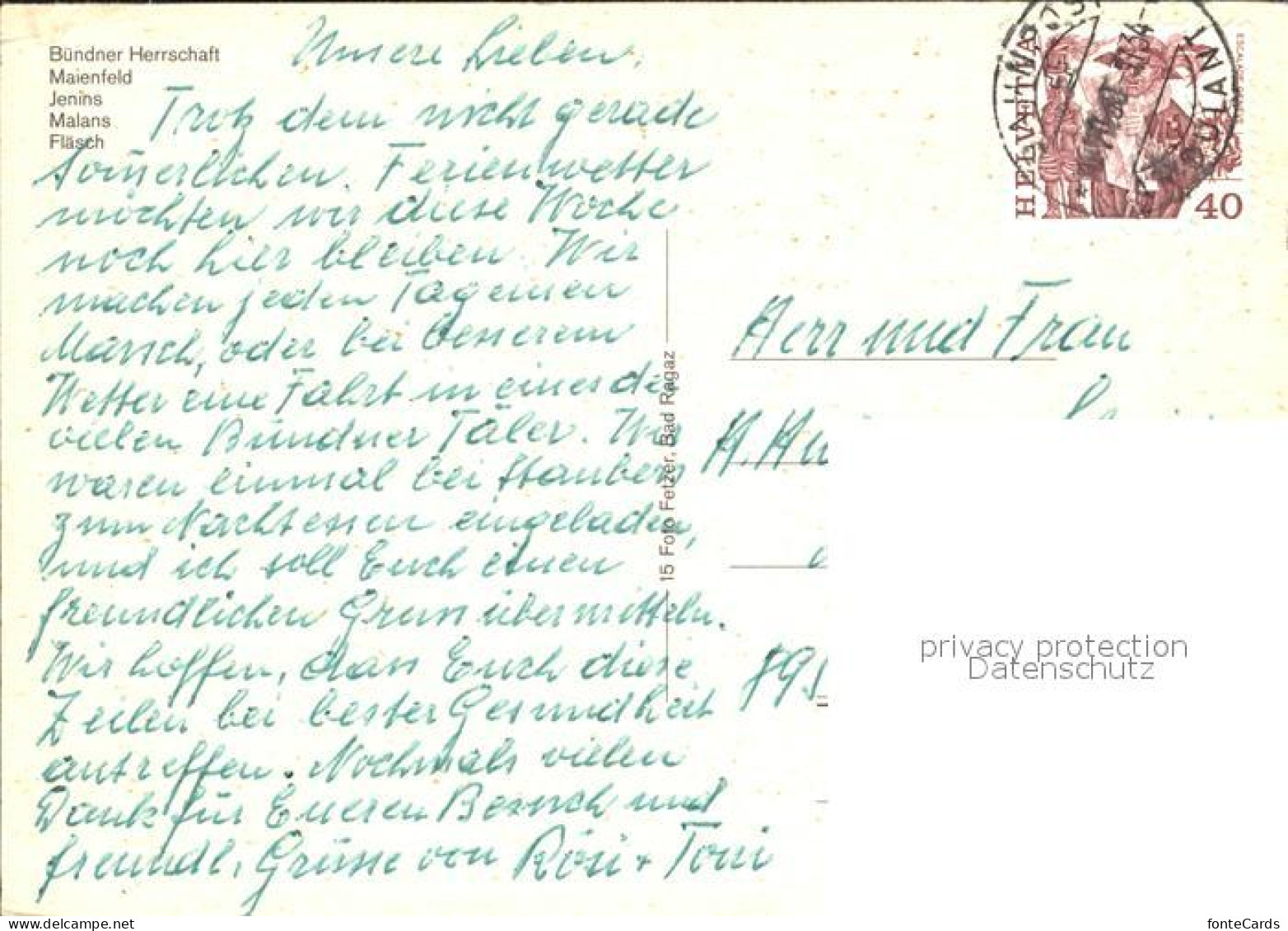 12921260 Maienfeld Jenins Malans Flaesch Maienfeld - Other & Unclassified