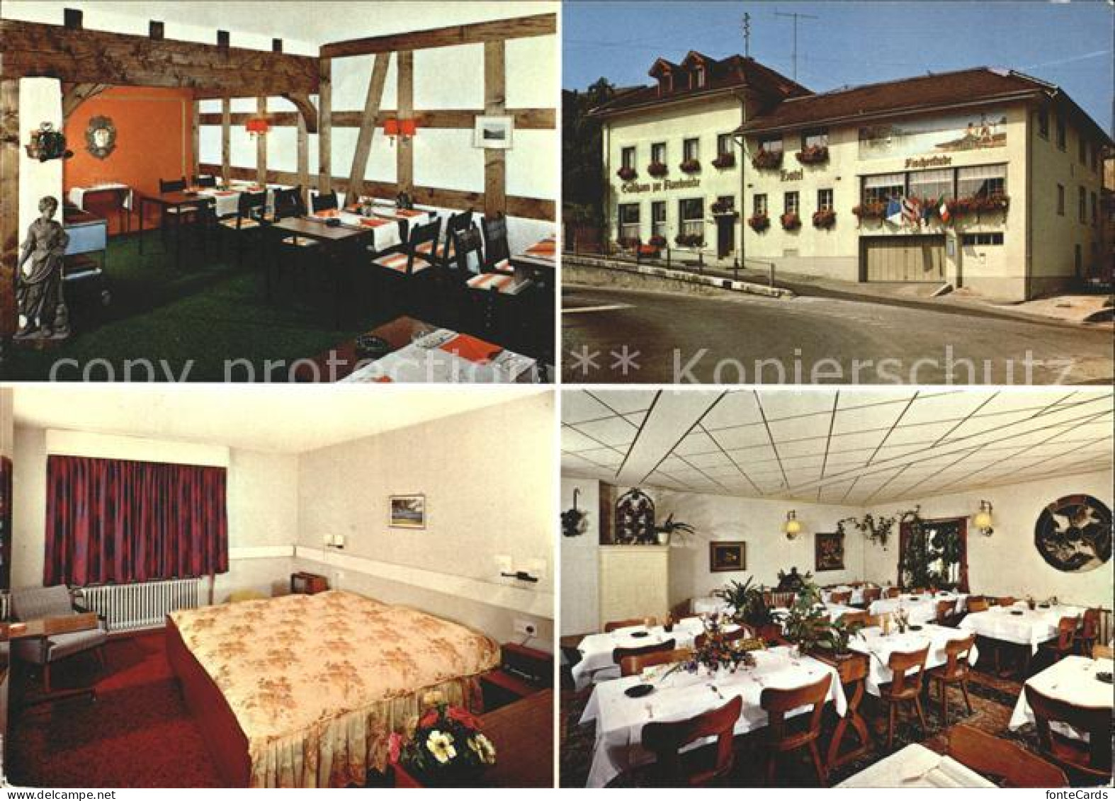 12920828 Thun BE Gasthaus Zur Aaarebruecke Hotel Restaurant Fremdenzimmer Thun - Autres & Non Classés