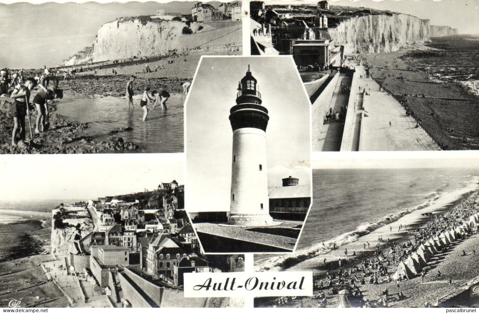 AULT - ONIVAL - LA DIGUE PROMENADE - LE PHARE - LA PLAGE - Ault