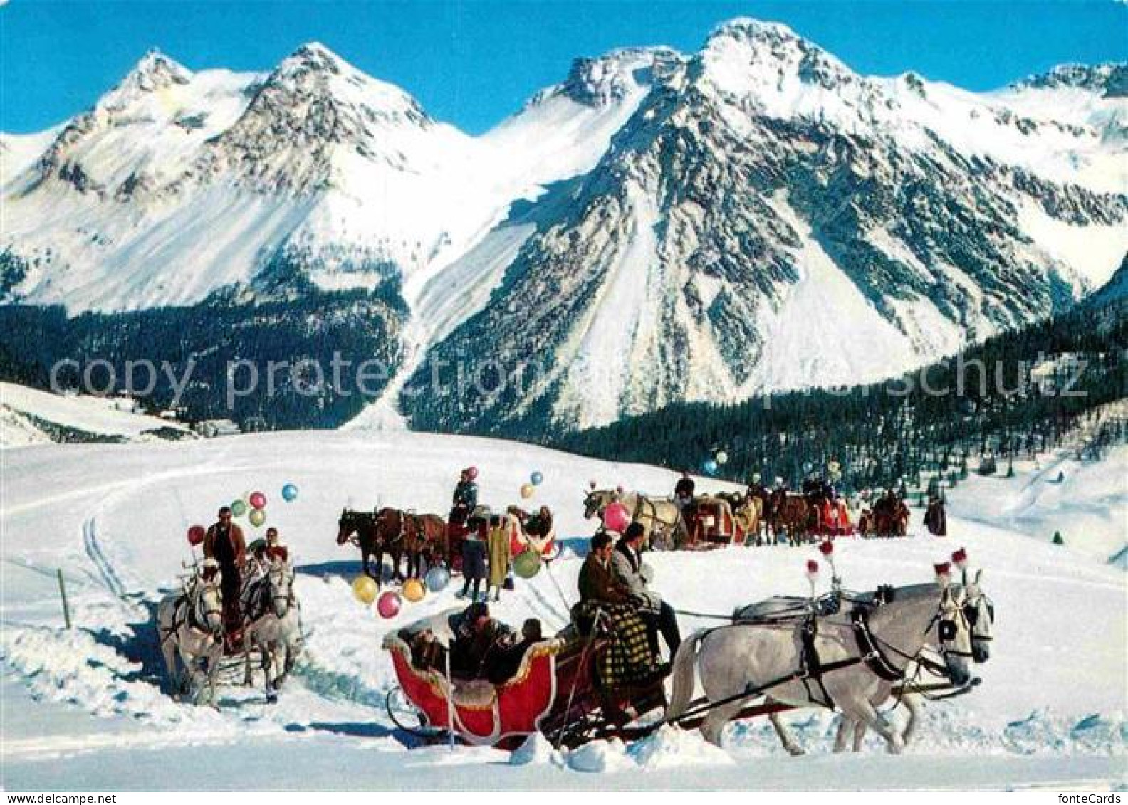 12919102 Arosa GR Schlittenpartie Arosa - Other & Unclassified