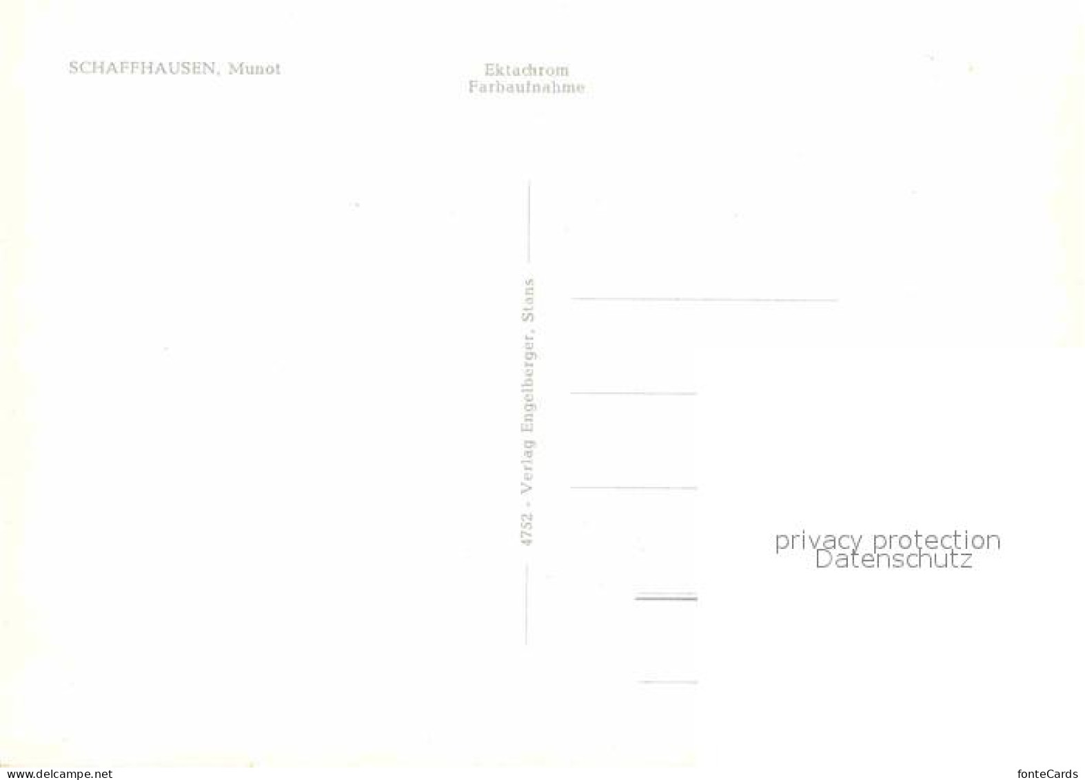 12917762 Schaffhausen SH Flusspartie Und Munot Schaffhausen - Andere & Zonder Classificatie