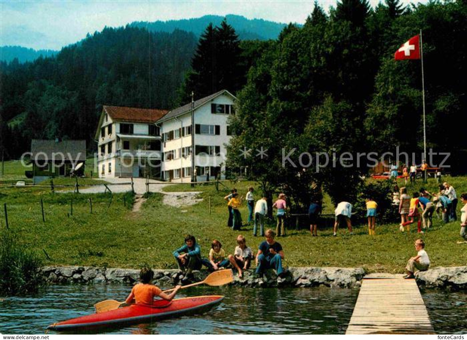 12915538 Euthal Ferienlager Roessli-Steinbach Am Sihlsee  Euthal - Andere & Zonder Classificatie