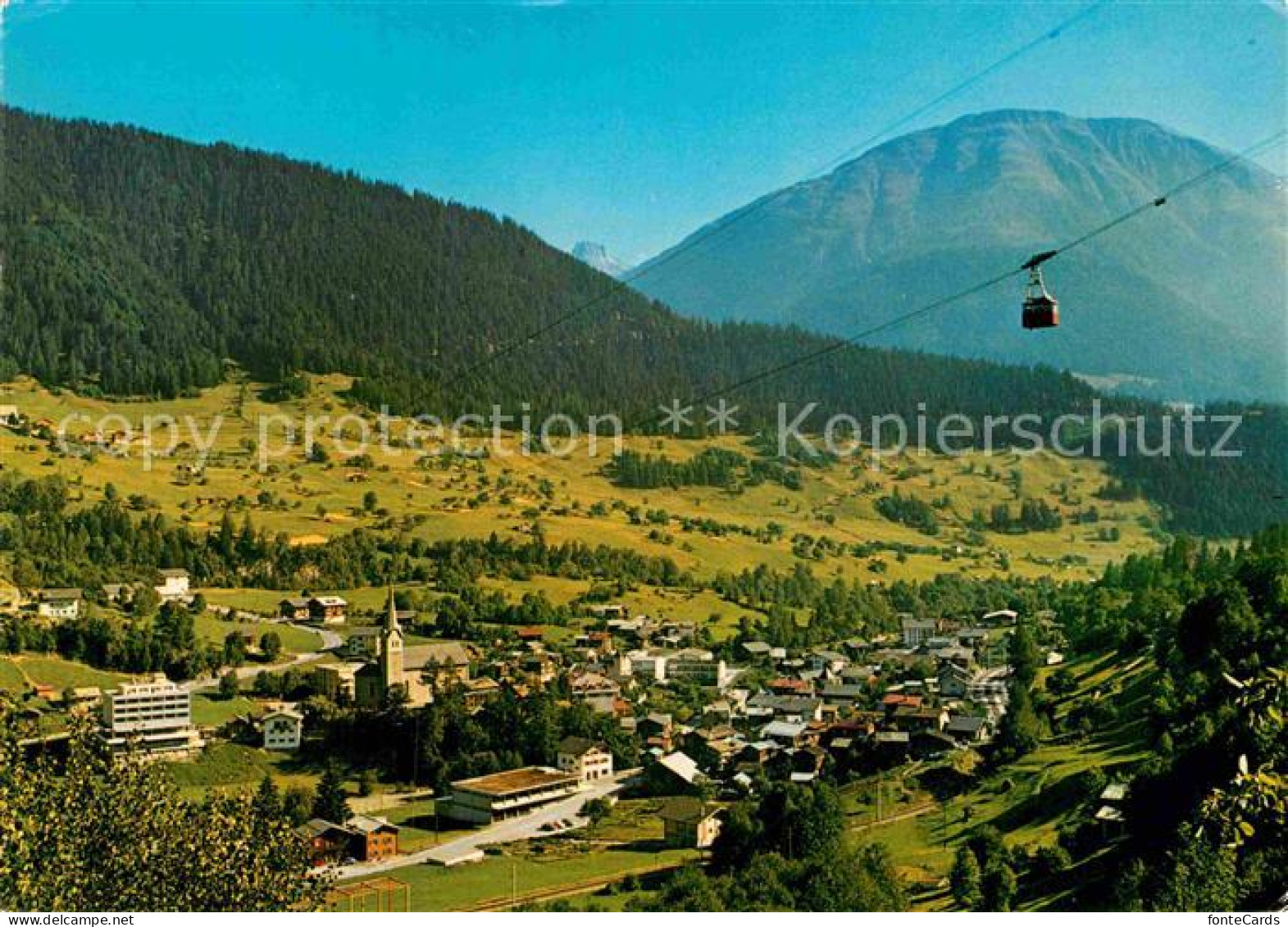 12915254 Fiesch Mit Seilbahn Zum Eggishorn Fiesch - Autres & Non Classés