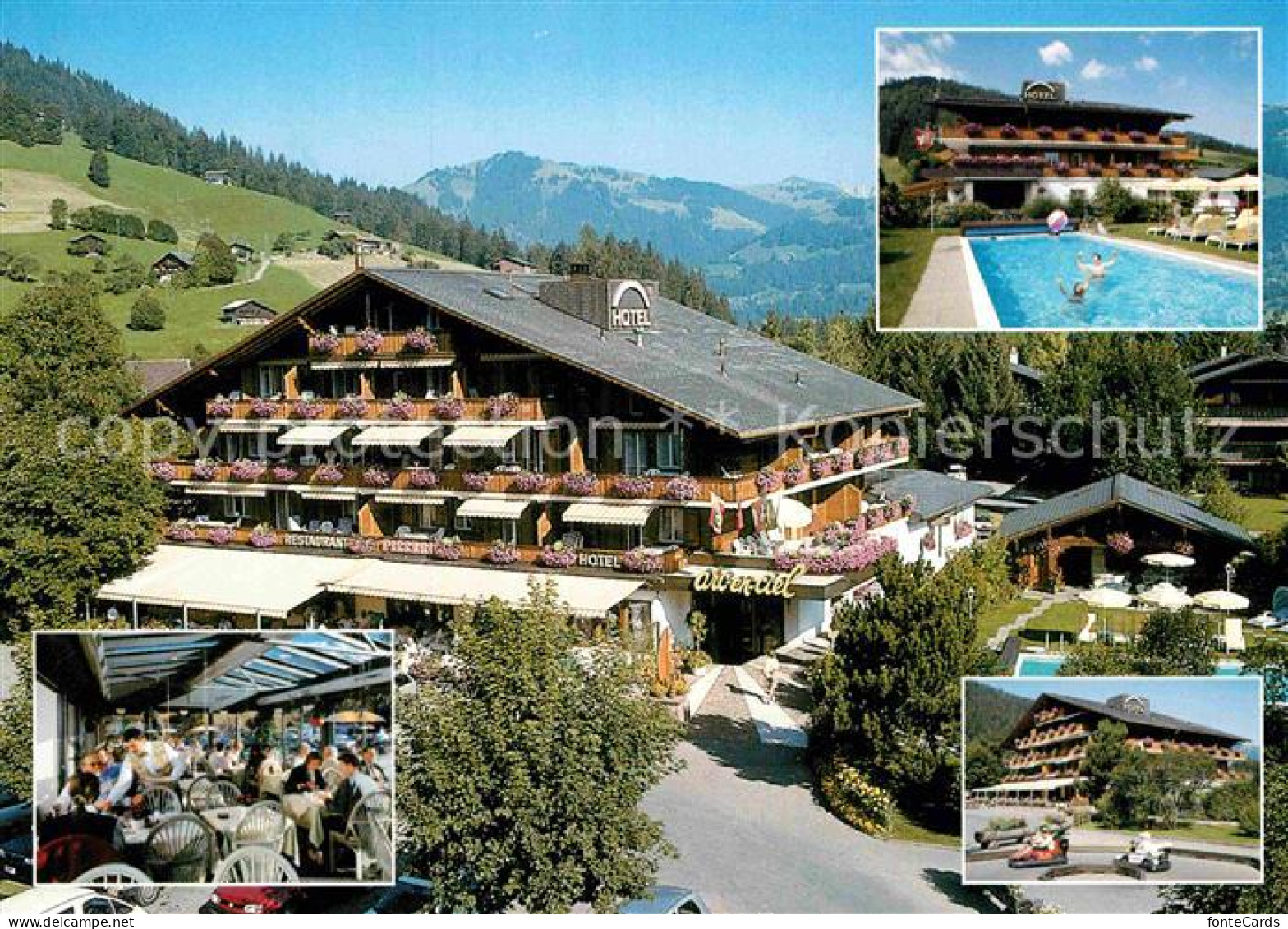 12909162 Gstaad Hotel Arc En Ciel Swimming Pool Alpen Gstaad - Otros & Sin Clasificación