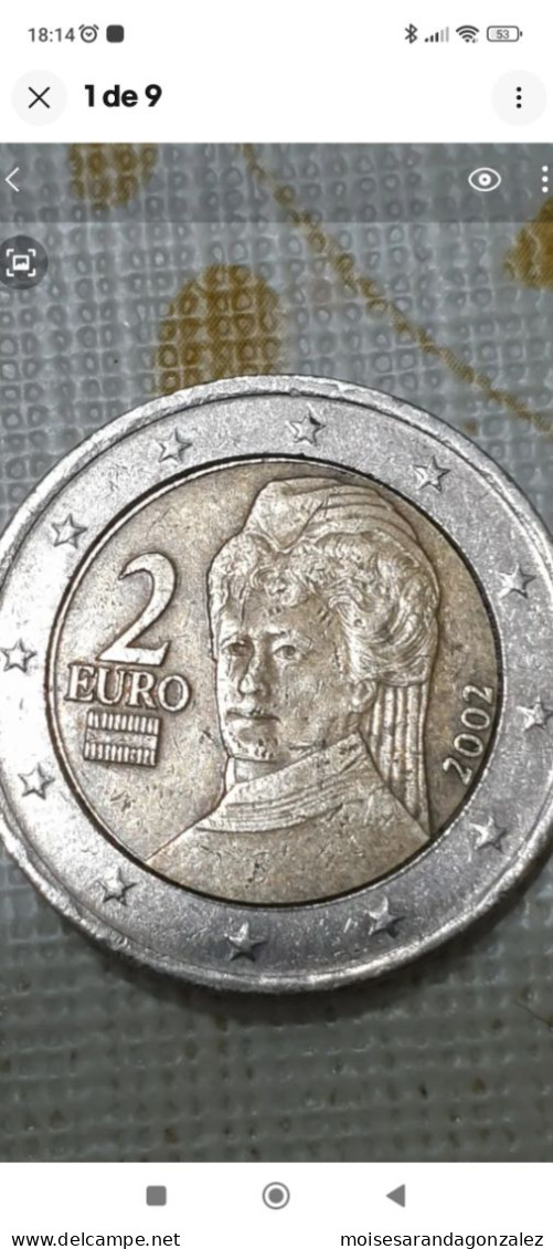 Vendo Moneda De Austria De 2002 - Autriche