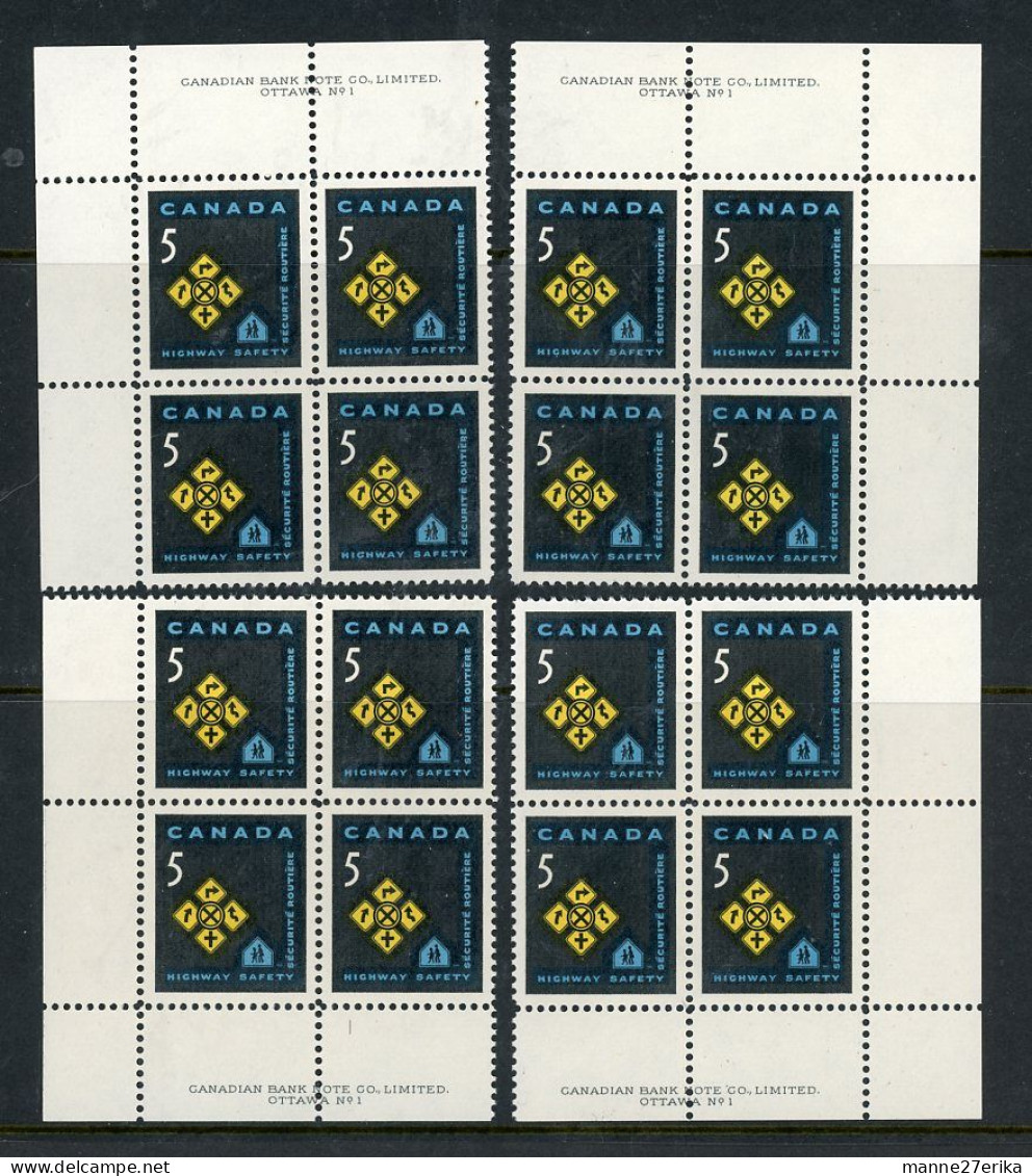 Canada PB MNH 1966 Traffic Signs - Unused Stamps