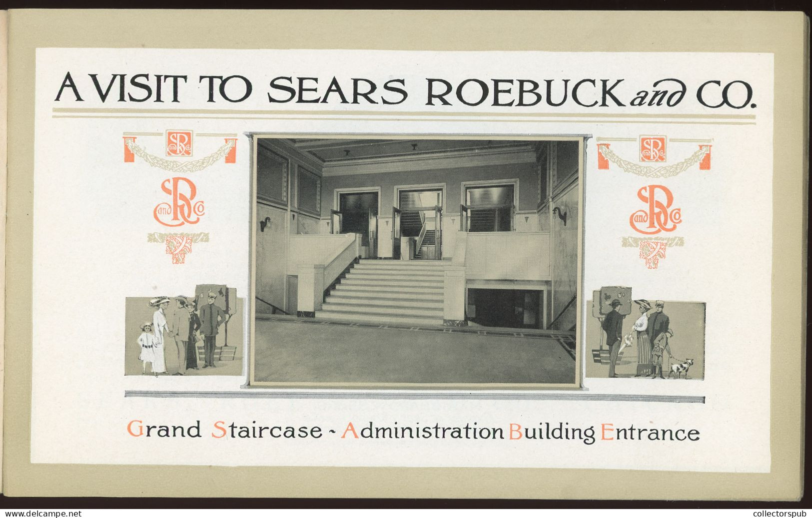 USA  Sears, Roebuck And Company / Visit To Sears, Roebuck And Co 1914. 36p - Toeristische Brochures