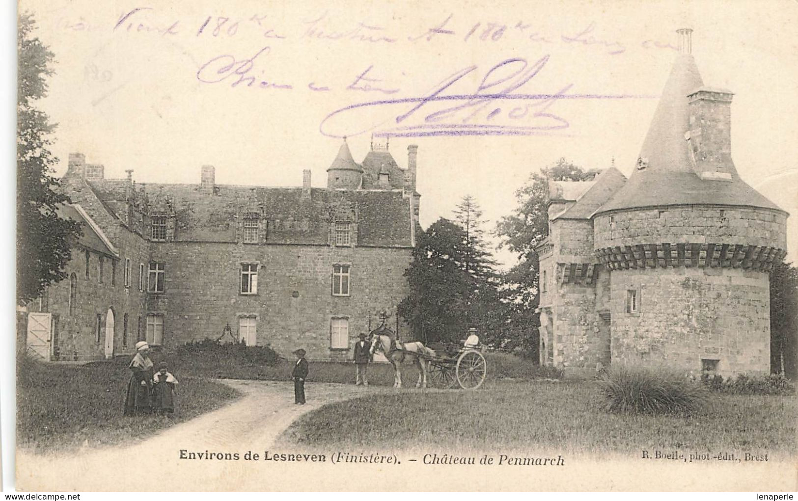 D8107 Environs De Lesneven Chateau De Penmarch - Lesneven