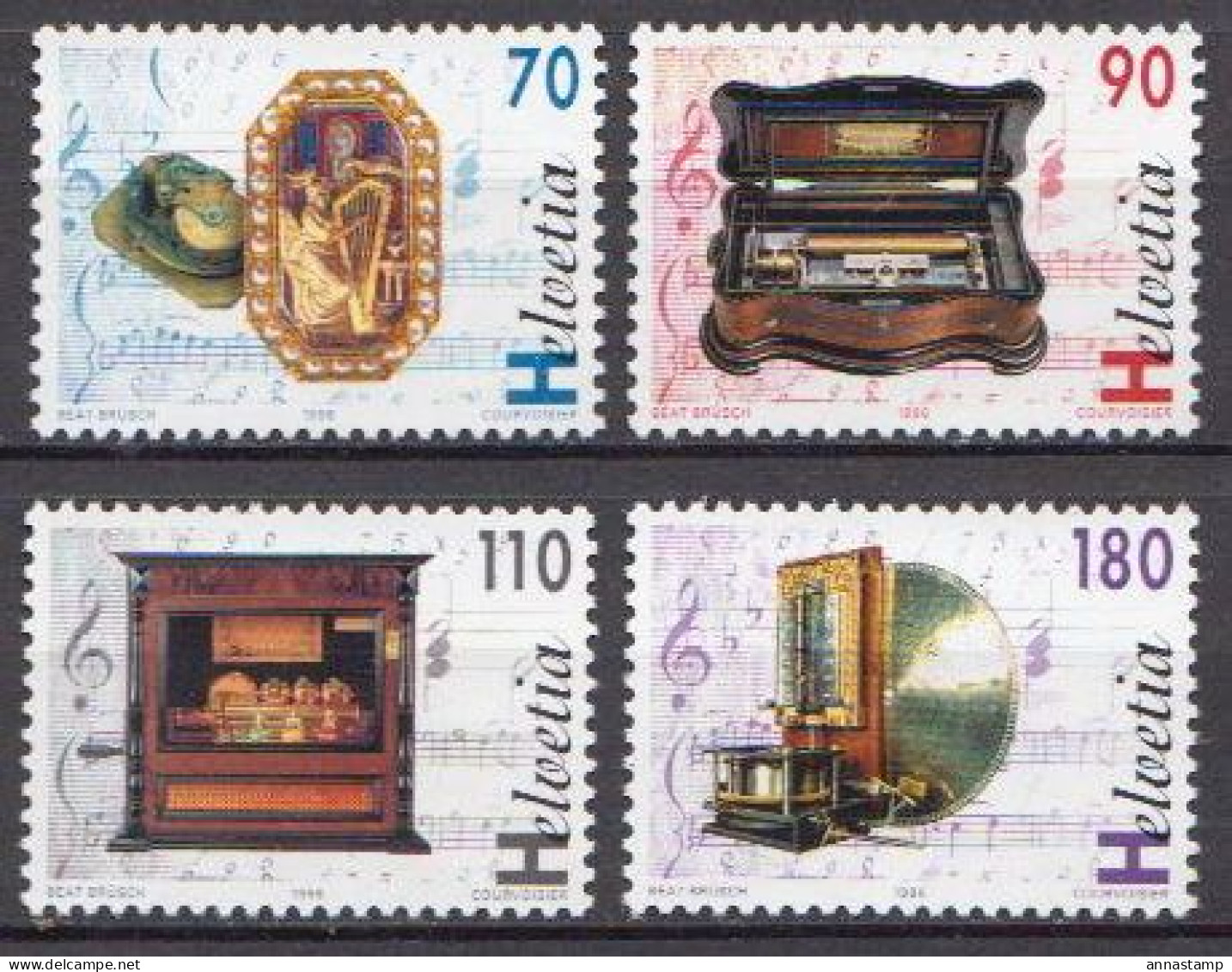 Switzerland MNH Set - Música