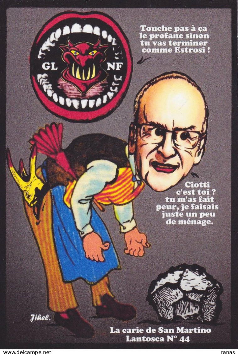 CPM Saint-Martin-Vésubie Par Jihel Tirage 30 Ex Numérotés Signés Satirique Dentiste Dent Diable Giuge - Gesundheit