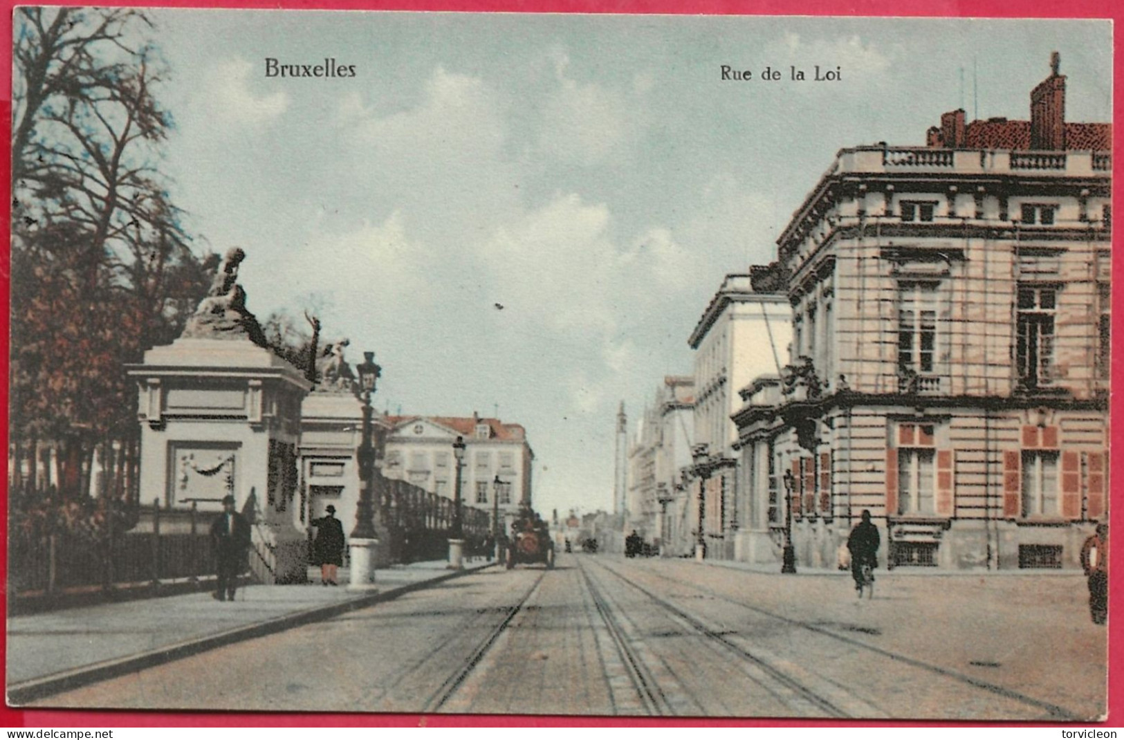 C.P. Bruxelles =  Rue  De La Loi - Brussel (Stad)