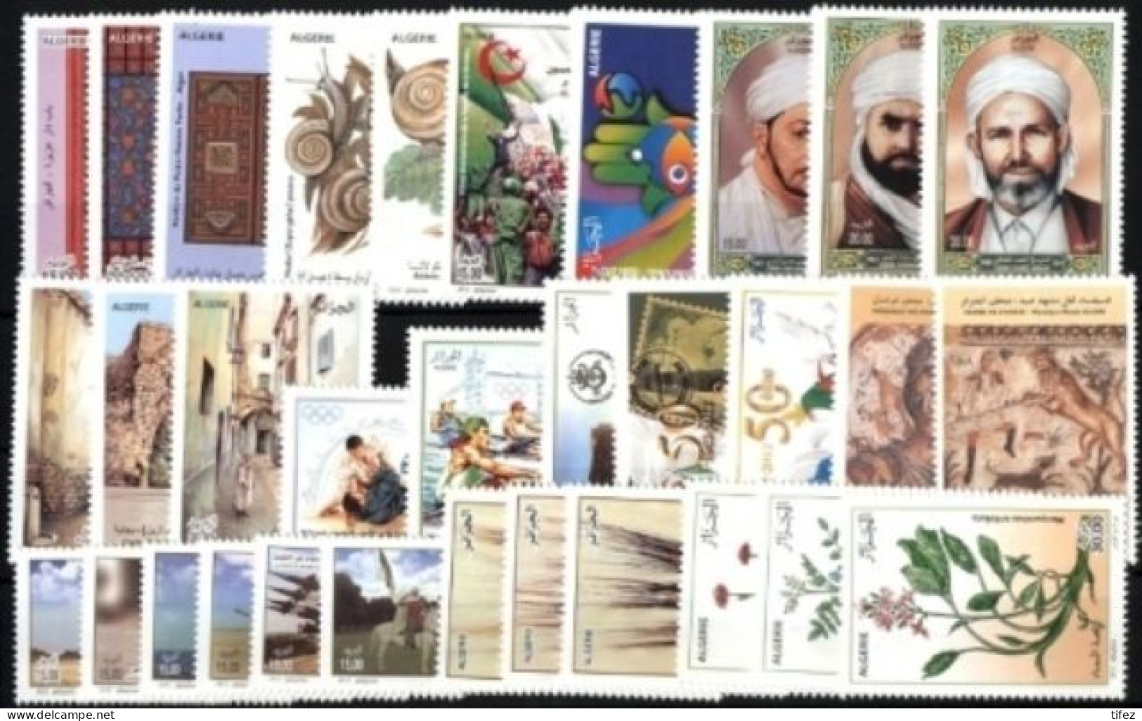 Année Complète 2012 : (32 Timbres Neufs**MNH) N°1612 à 1643 + 3 Blocs N°18-19-20 - Algérie (1962-...)