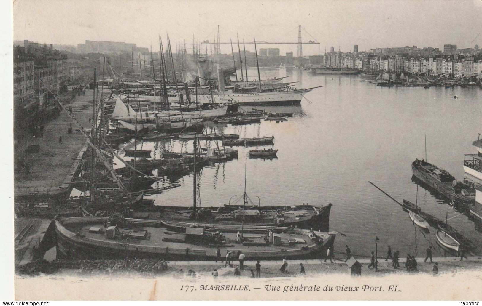 13-Marseille Vue Générale Du Vieux-Port - Old Port, Saint Victor, Le Panier