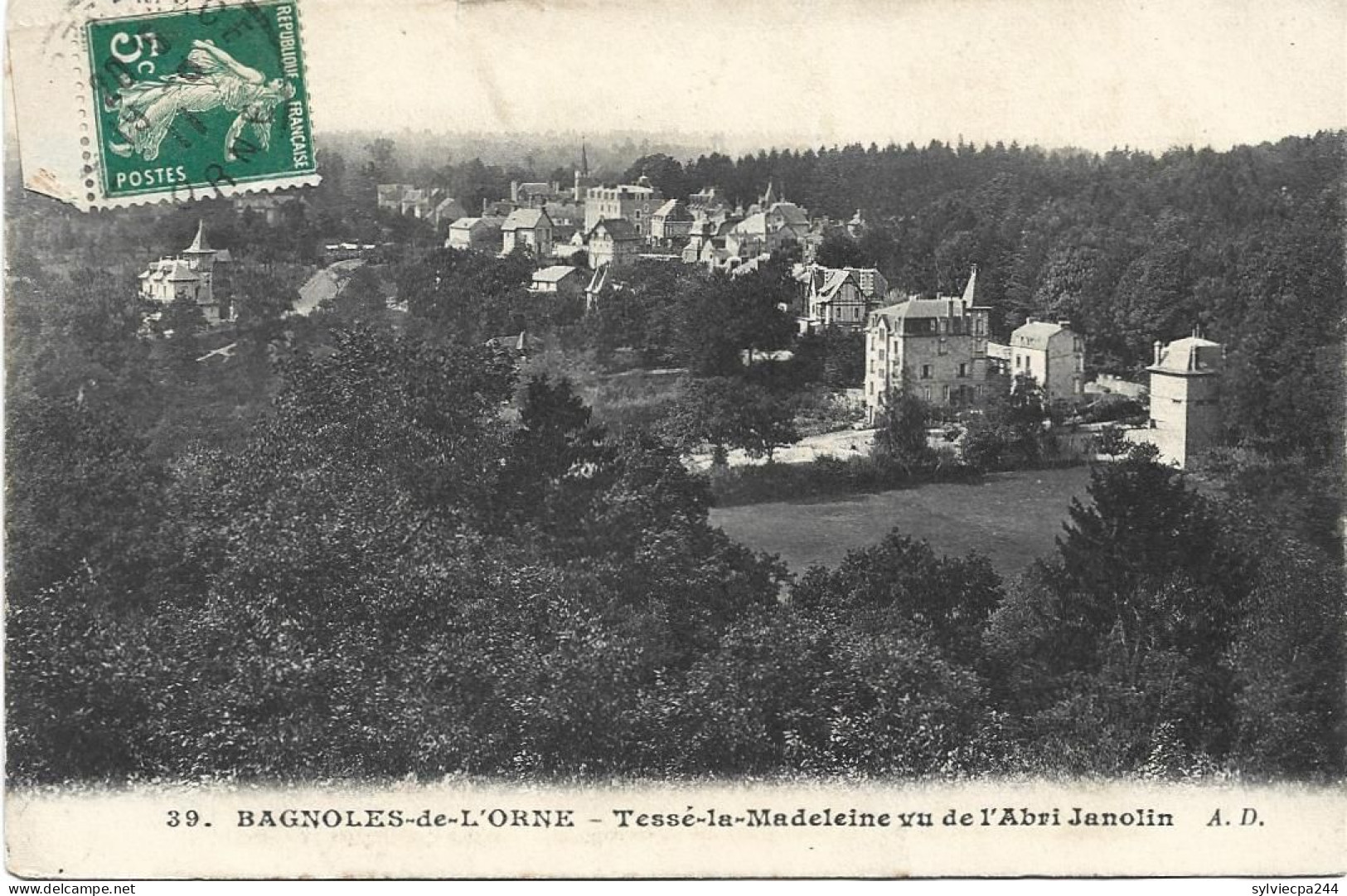 CPA 61 - BAGNOLES DE L'ORNE - TESSE LA MADELEINE - VU DE L'ABRI JANOLIN - Bagnoles De L'Orne