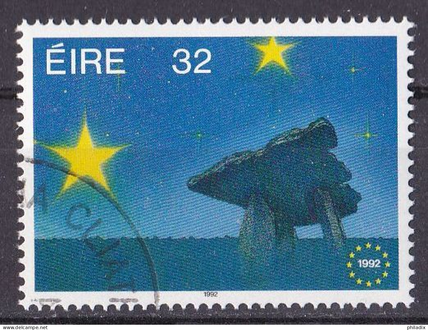 Irland Marke Von 1992 O/used (A5-8) - Usados