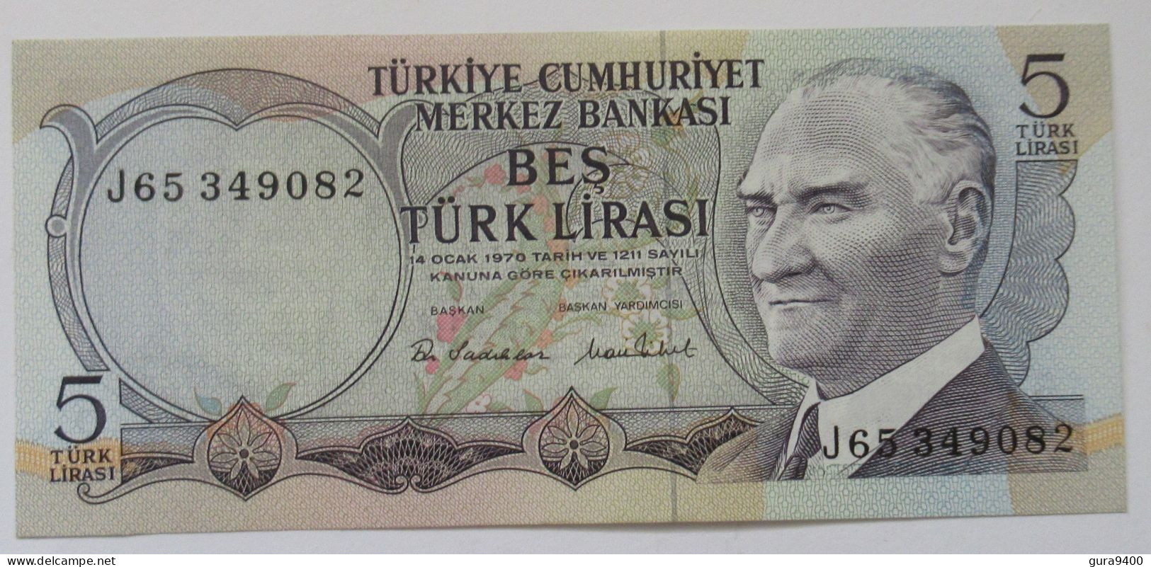 Turkije 5 Lira 1976 - Turquie