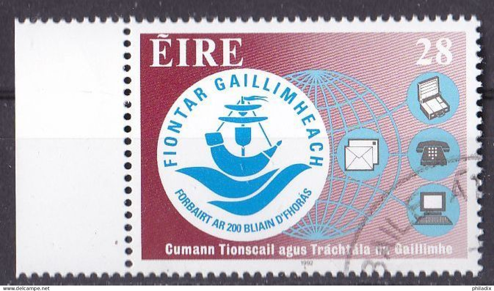 Irland Marke Von 1992 O/used (A5-8) - Gebraucht