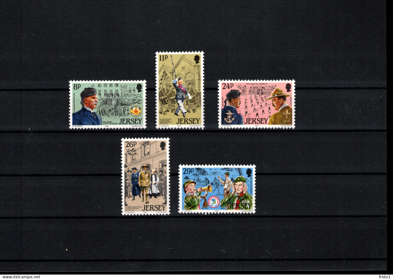 Jersey 1982 75th Anniversary Of Scouting Postfrisch / MNH - Ungebraucht