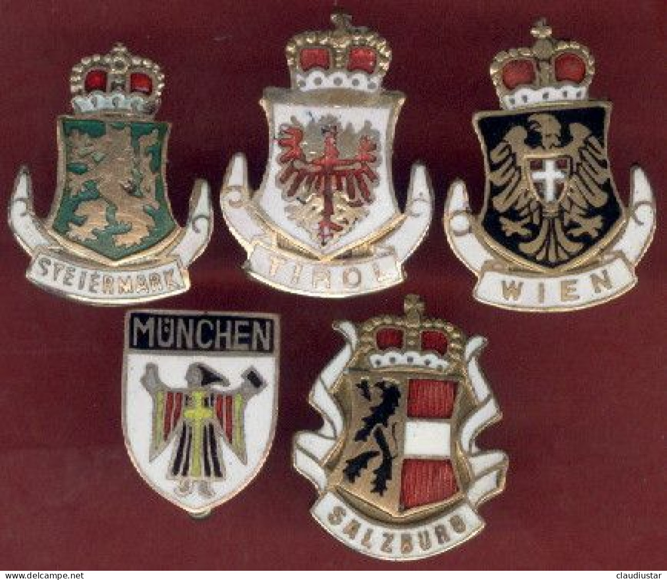 ** LOT  6  BROCHES  ALLEMAGNE ** - Brochen