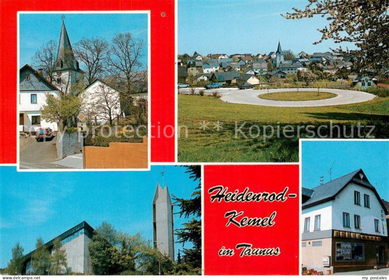 73788572 Kemel Heidenrod Kirche Panorama Kaufladen Kemel Heidenrod - Other & Unclassified