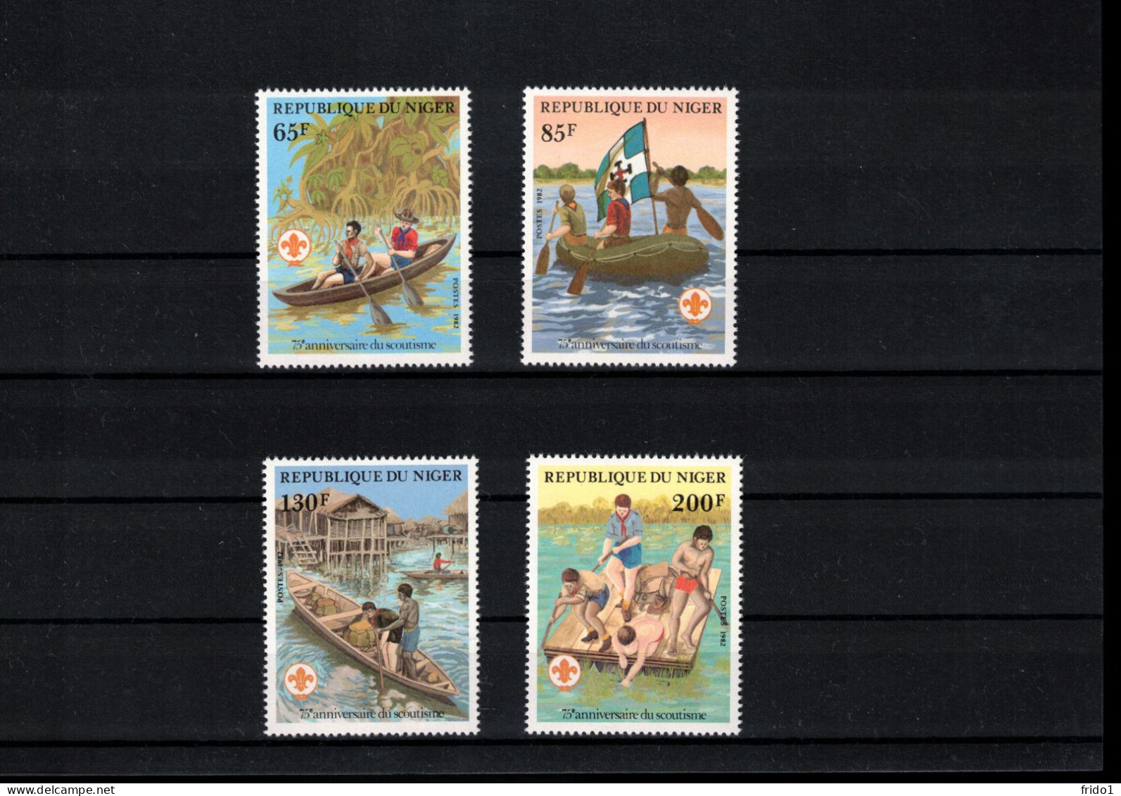 Niger 1982 75th Anniversary Of Scouting Set Postfrisch / MNH - Unused Stamps