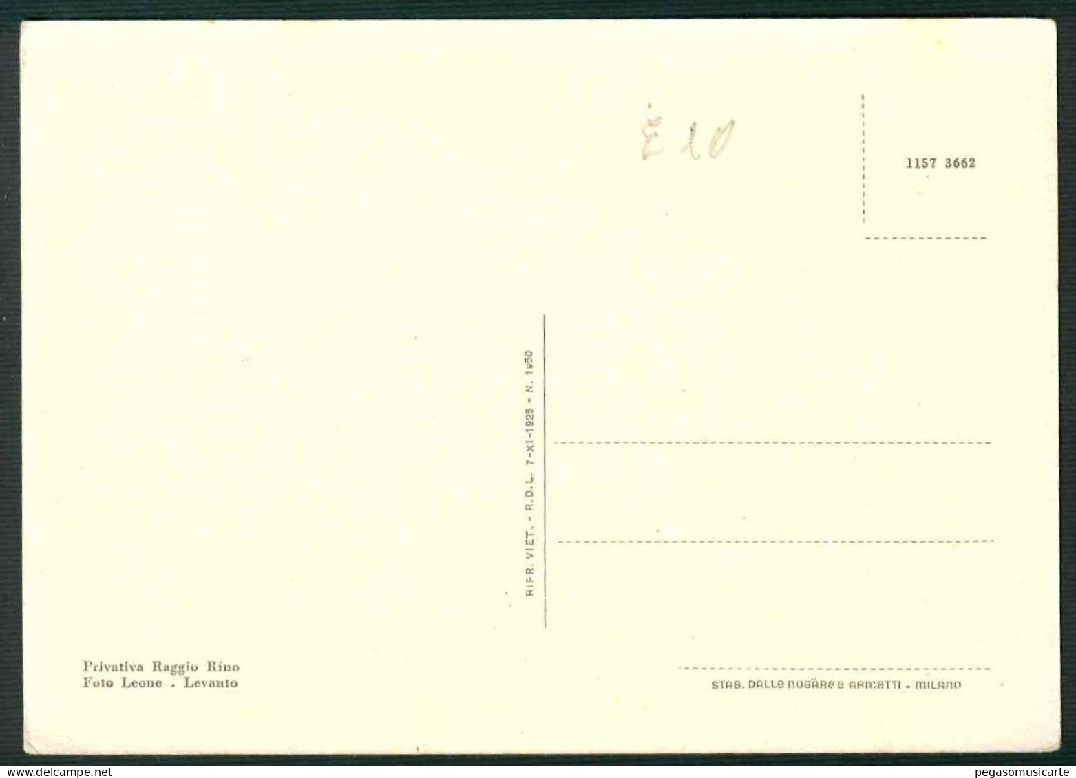 BF057 MEZZEMA DI DEIVA - PANORAMA - LA SPEZIA 1940 CIRCA - Other & Unclassified