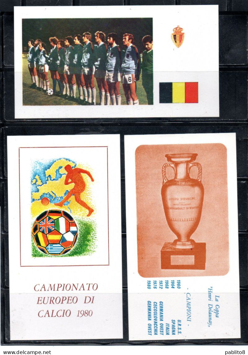 ITALIA REPUBBLICA ITALY1980 CAMPIONATI EUROPEI DI CALCIO SOCCER FOOTBALL CHAMPIONSHIP UNUSED AND SPECIAL CANCEL FDC ROMA