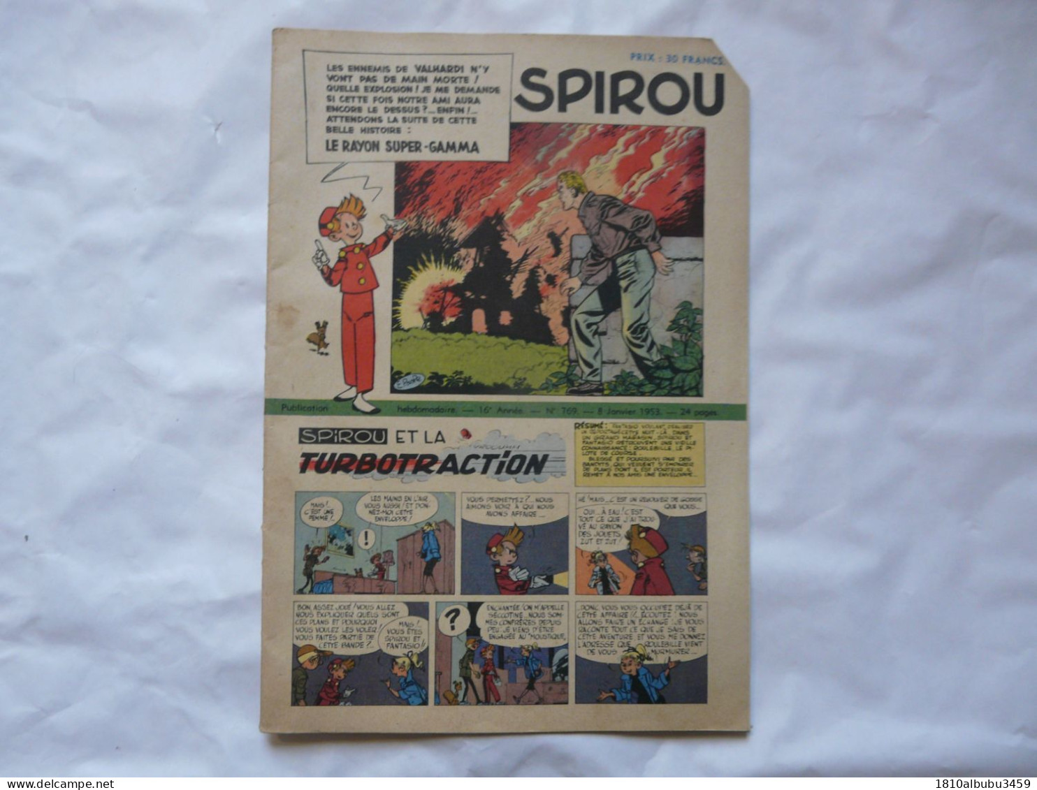 SPIROU N°769 - 1953 - Spirou Et Fantasio