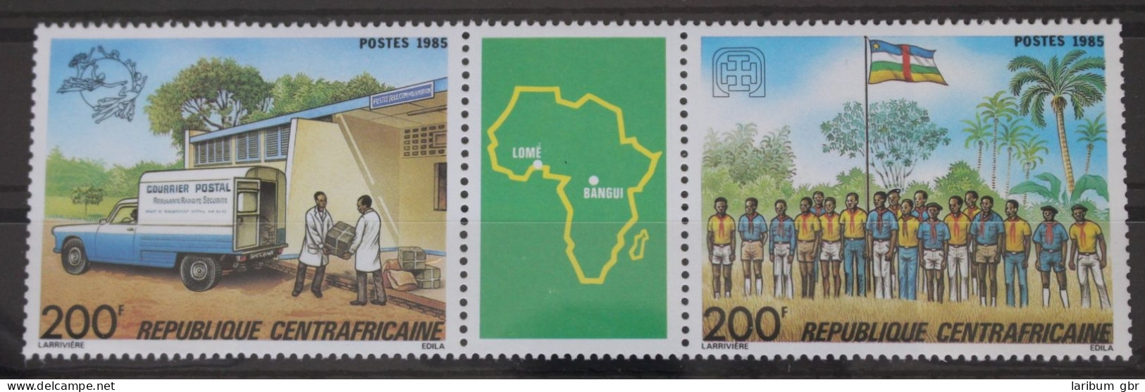 Zentralafrikanische Republik 1121-1122 Postfrisch Dreierstreifen #WP115 - Central African Republic