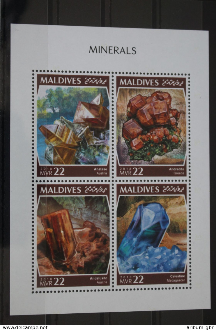 Malediven 8000-8003 Postfrisch Als Kleinbogen #WP141 - Malediven (1965-...)