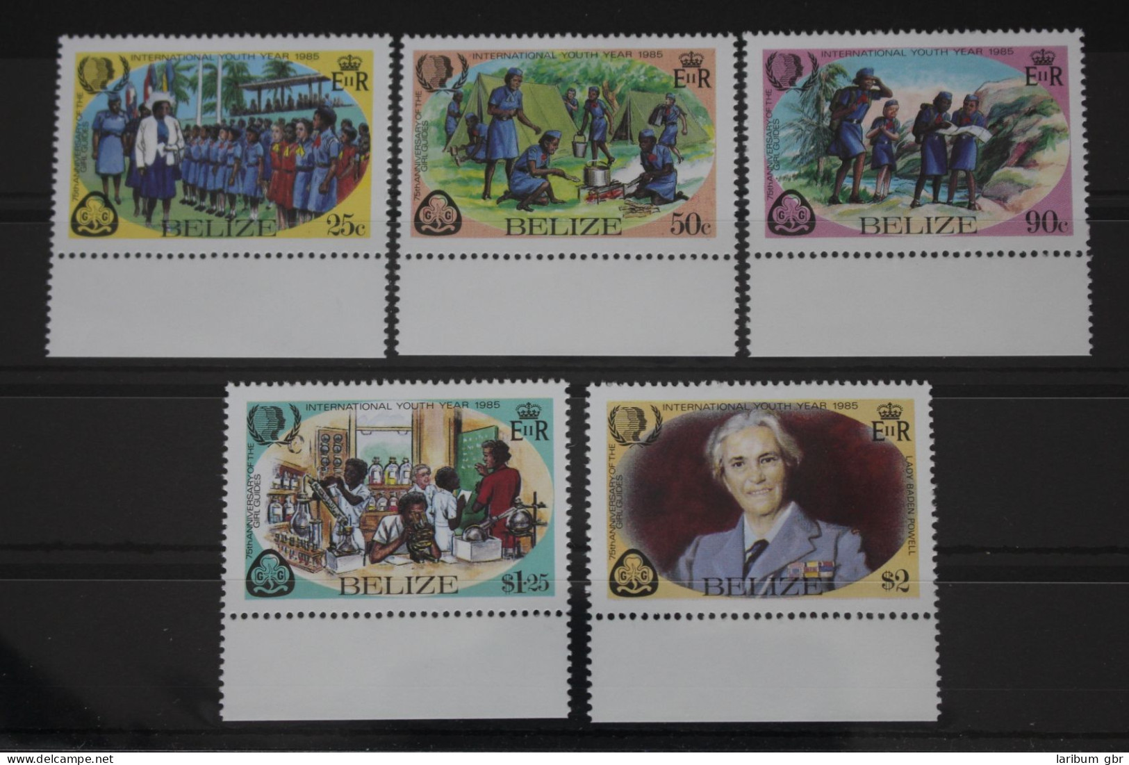 Belize 779-783 Postfrisch Pfadfinder #WP200 - Belize (1973-...)