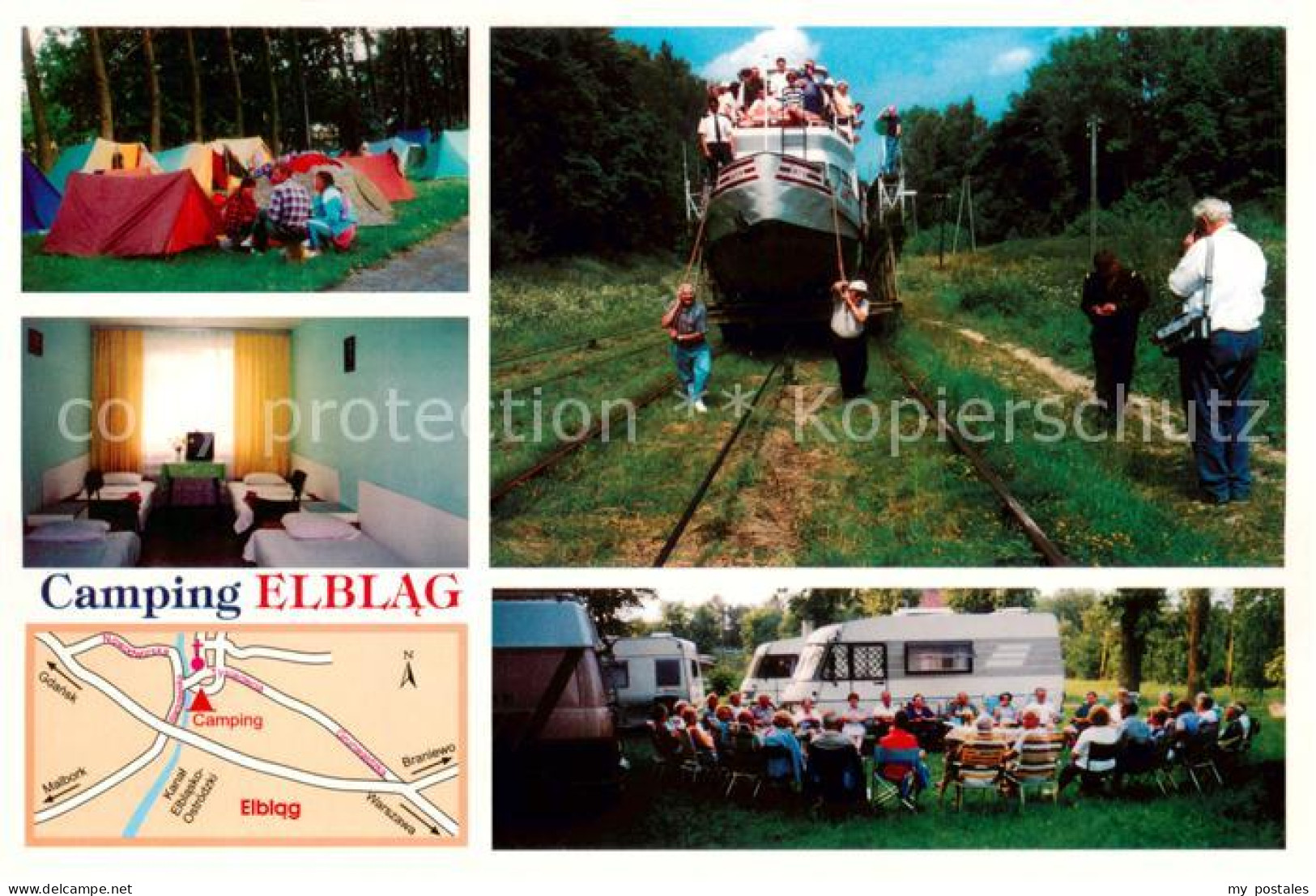 73788477 Elblag Elbing PL Camping Elblag Kasa Biletowa Zeglugi Ostrodzkiej Rejsy - Pologne