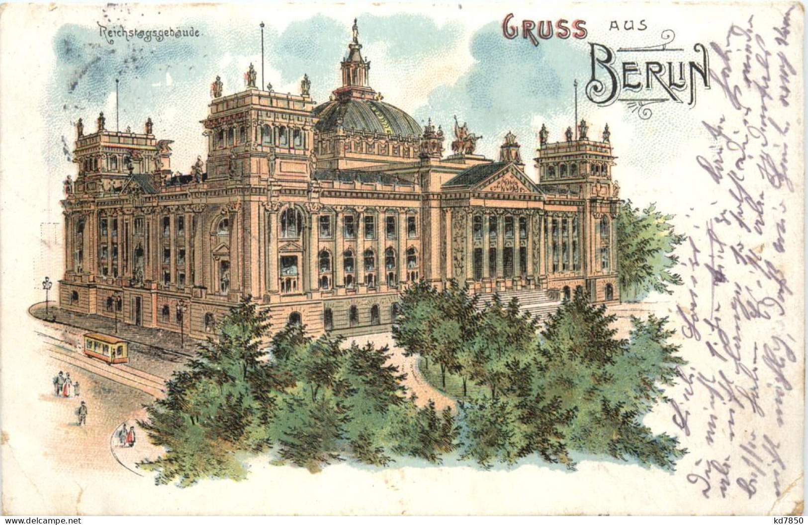 Gruss Aus Berlin - Litho - Sonstige & Ohne Zuordnung