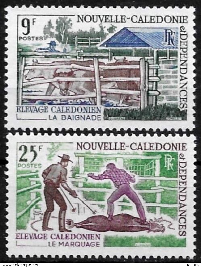 Nouvelle Calédonie 1969 - Yvert N° 356/357 - Michel N° 466/467 ** - Neufs