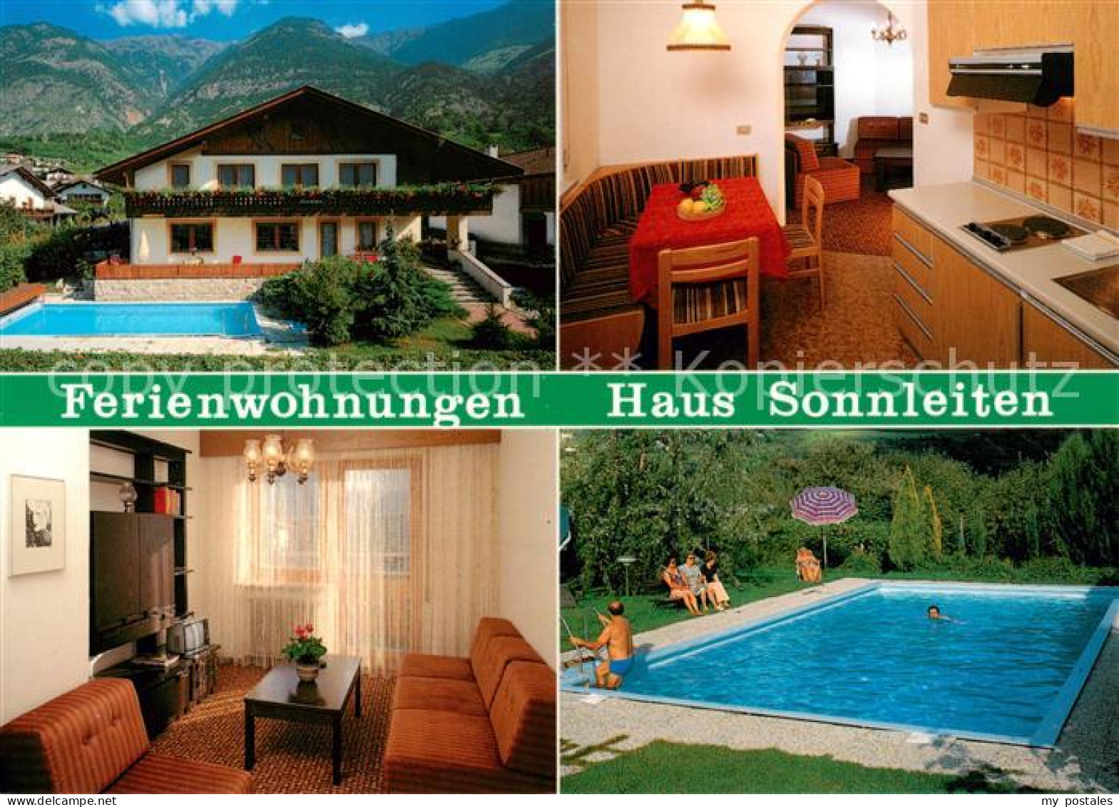 73788440 Goldrain Vinschgau Ferienwohnungen Haus Sonnleiten Apartements Pool Gol - Autres & Non Classés