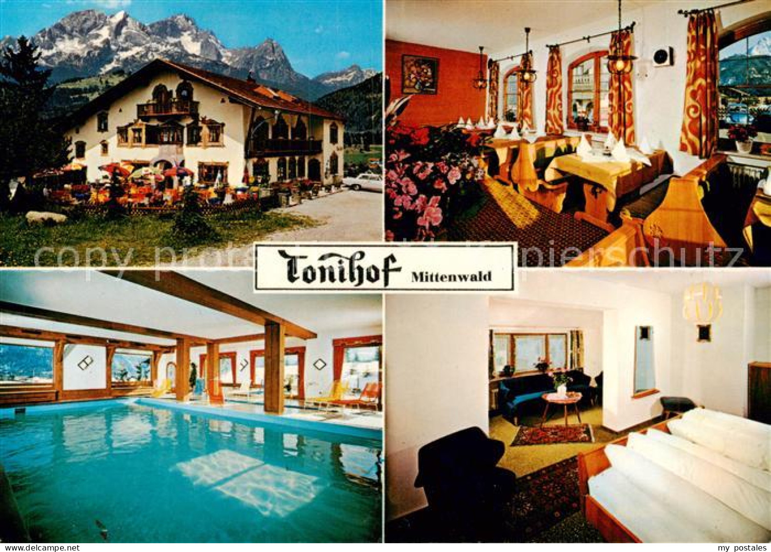 73788432 Mittenwald Bayern Hotel Tonihof Restaurant Zimmer Hallenbad Mittenwald  - Mittenwald