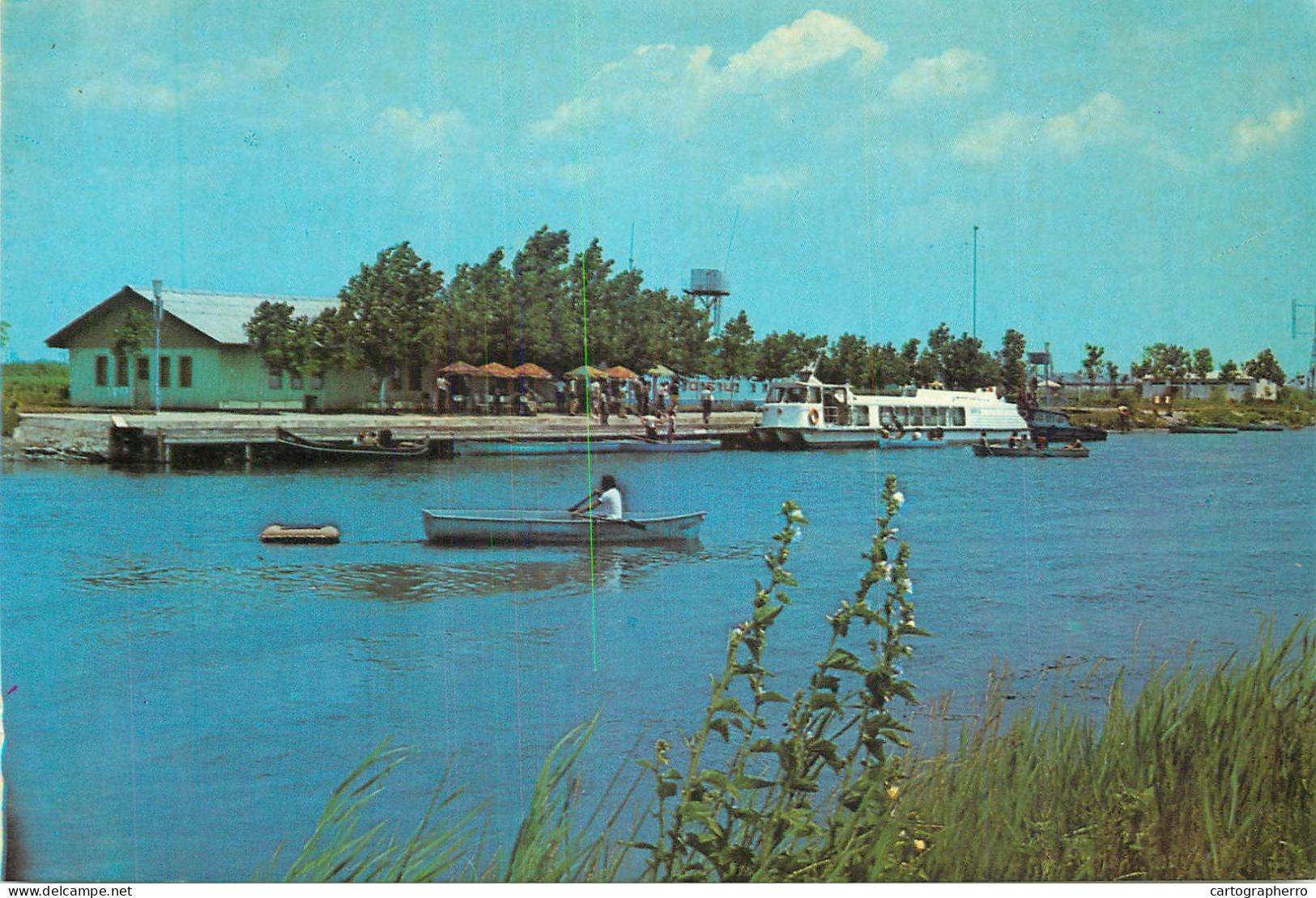 Navigation Sailing Vessels & Boats Themed Postcard Romania Danube Delta Pleasure Cruise - Voiliers