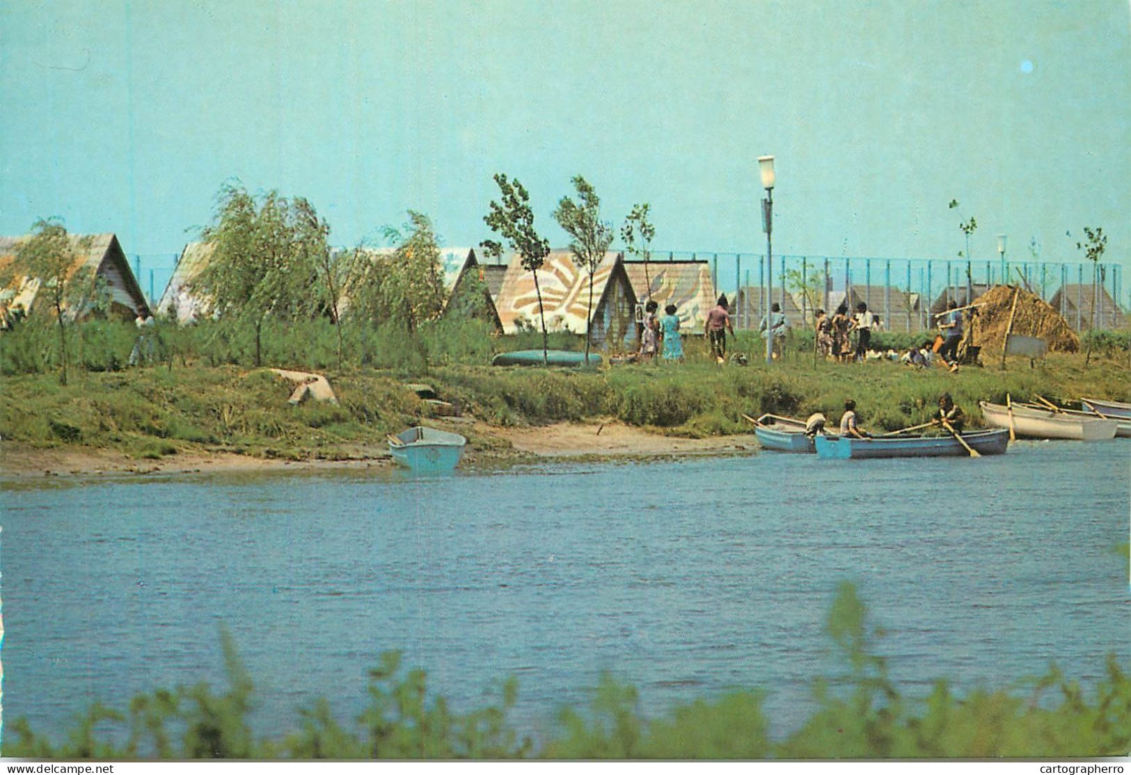 Navigation Sailing Vessels & Boats Themed Postcard Romania Danube Deltafishing Boats - Sailing Vessels