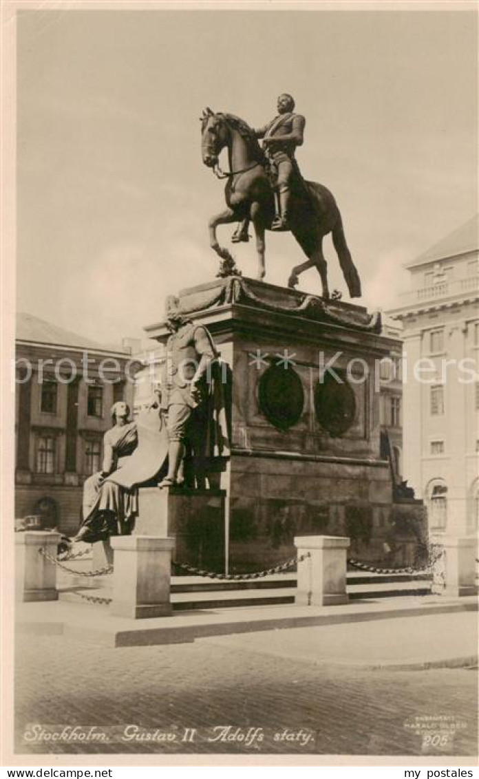 73788369 Stockholm Gustav II Adolfs Staty Stockholm - Sweden