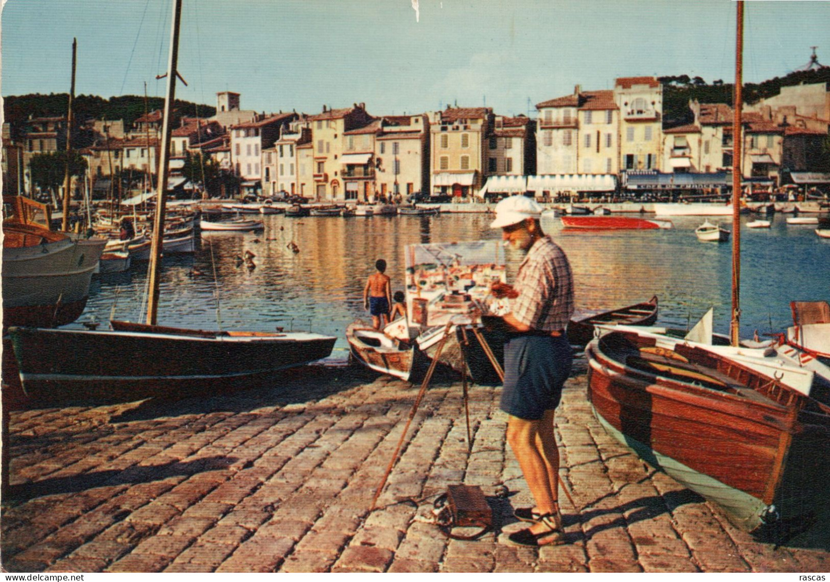 CPM - P - BOUCHES DU RHONE - CASSIS - SUR LE PORT - PEINTRE - Cassis