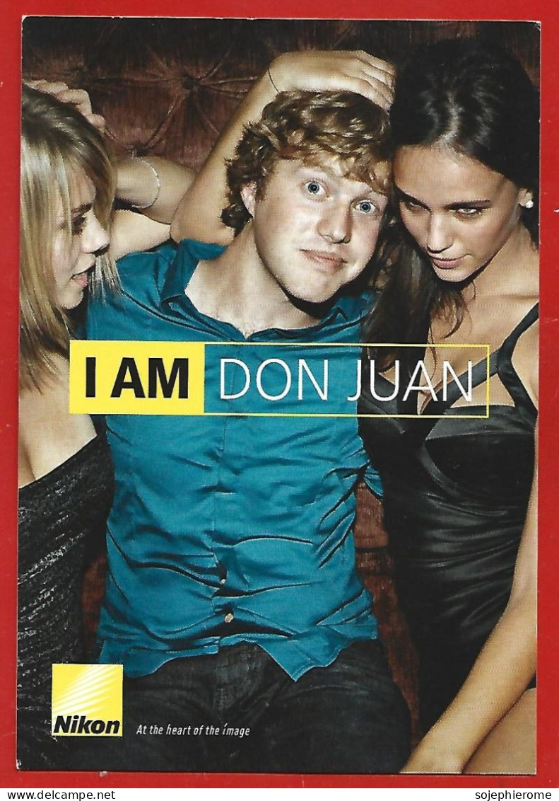 "I Am Don Juan" Nikon Photographie 2scans Drague Séduction Hétérosexualité - Advertising