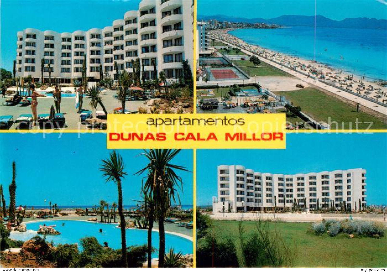 73788258 Cala Millor Mallorca Apartamentos Dunas Piscine Playa Cala Millor Mallo - Sonstige & Ohne Zuordnung