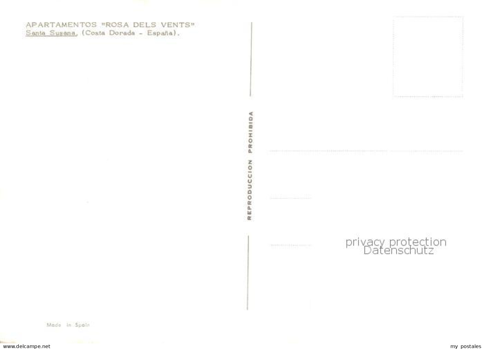 73788237 Santa Susana  Costa Dorada ES Apartamentos Rosa Dels Vents  - Sonstige & Ohne Zuordnung