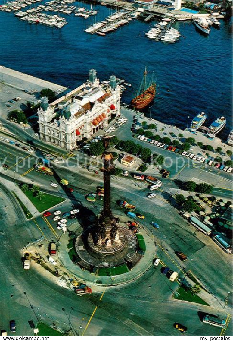 73788236 Barcelona Cataluna Monumento A Colón Vista Aérea Barcelona Cataluna - Sonstige & Ohne Zuordnung