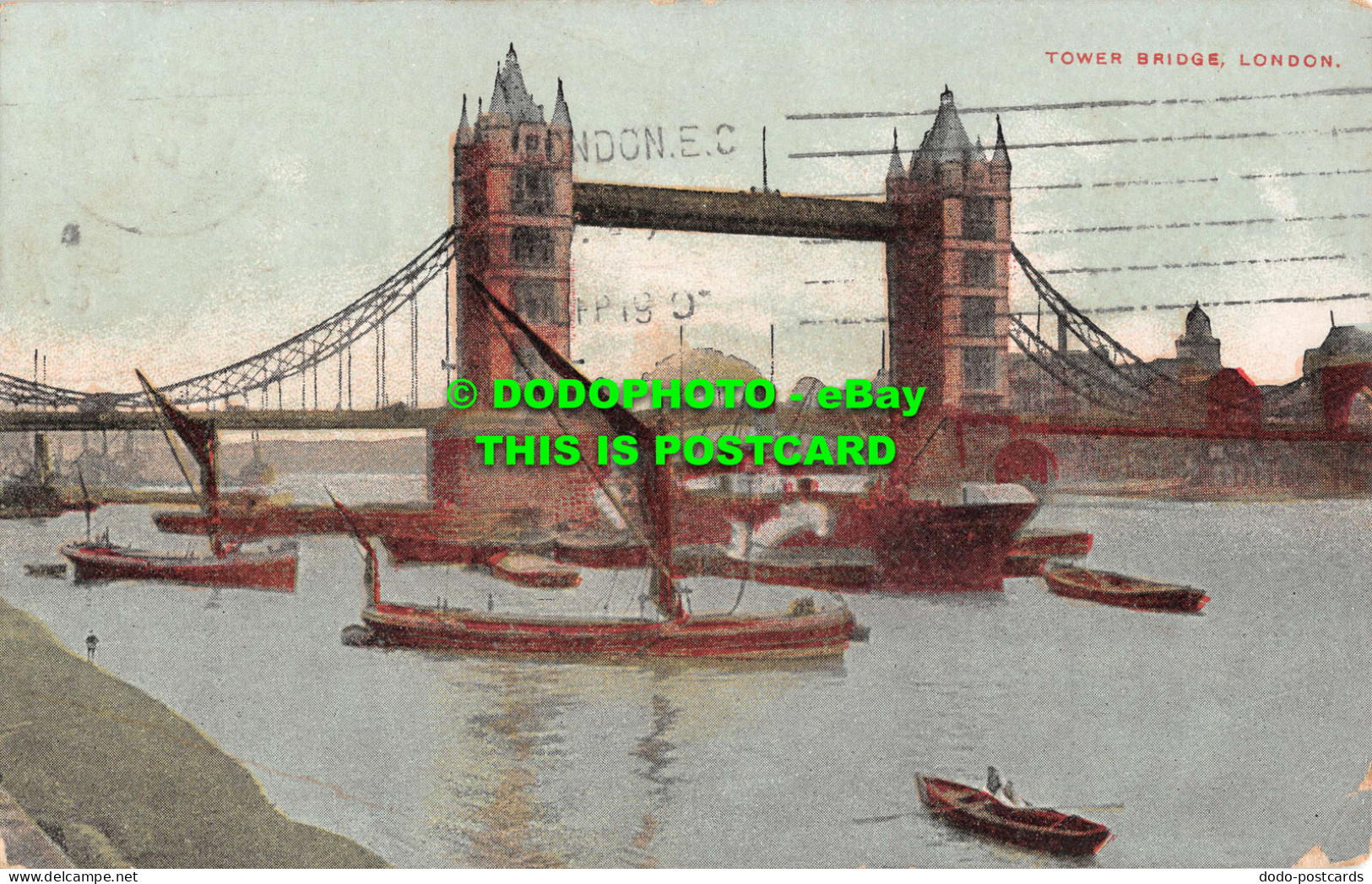 R531033 Tower Bridge. London. 1907 - Other & Unclassified