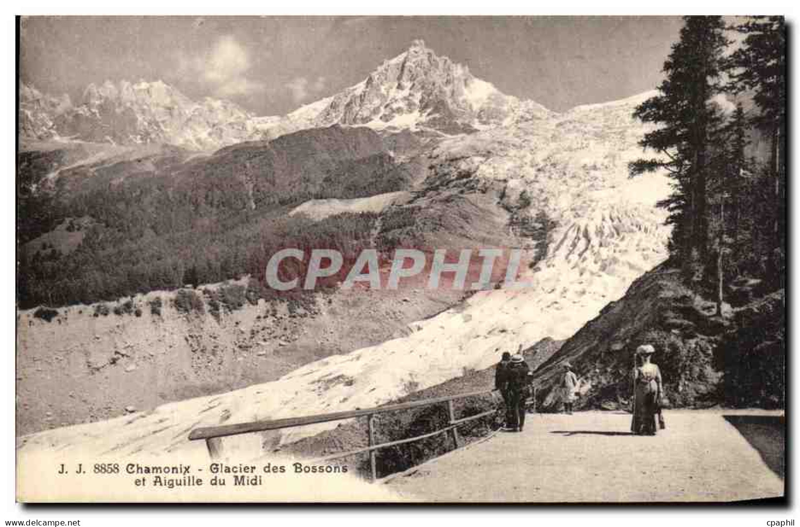 CPA Chamonix Glacier Des Bossons - Chamonix-Mont-Blanc