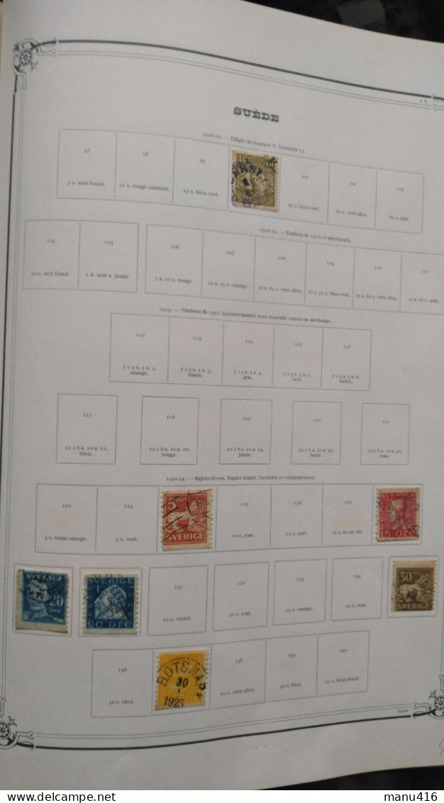 Joli Lot De 50 Timbres De Suède Très Anciens (dont N°9, 22, 26, Service N°4, Etc ...) Cote 360 Euros, Port Offert. - Used Stamps
