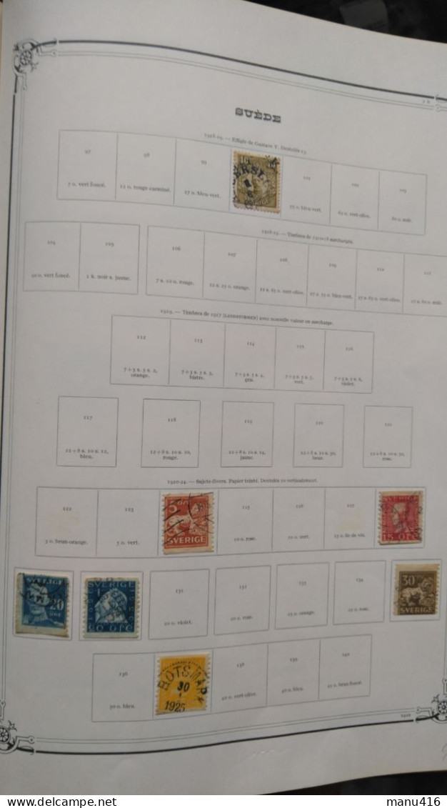 Joli Lot De 50 Timbres De Suède Très Anciens (dont N°9, 22, 26, Service N°4, Etc ...) Cote 360 Euros, Port Offert. - Usati