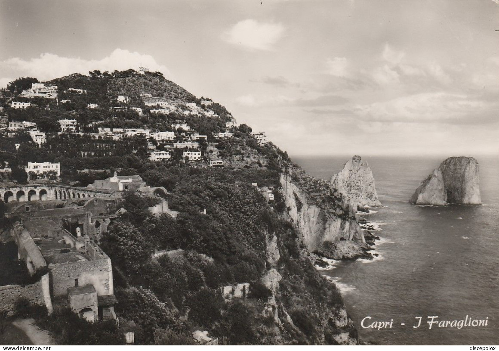 AD114 Isola Di Capri (Napoli) - Panorama Con I Faraglioni / Non Viaggiata - Sonstige & Ohne Zuordnung