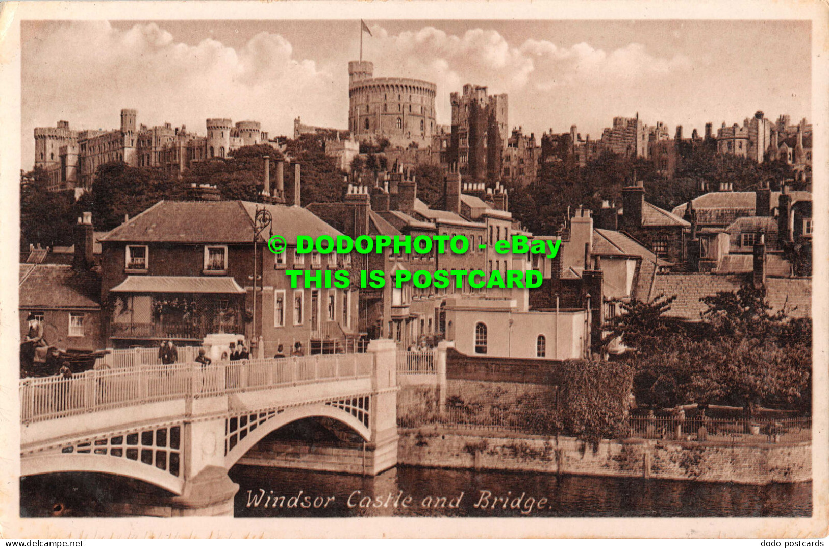 R530686 Windsor Castle And Bridge. F. H. Bellringer - Monde